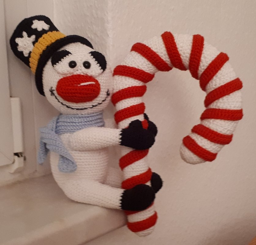 Zuckerstangen-Mann - Häkelanleitung von Diana´s kleiner Häkelshop