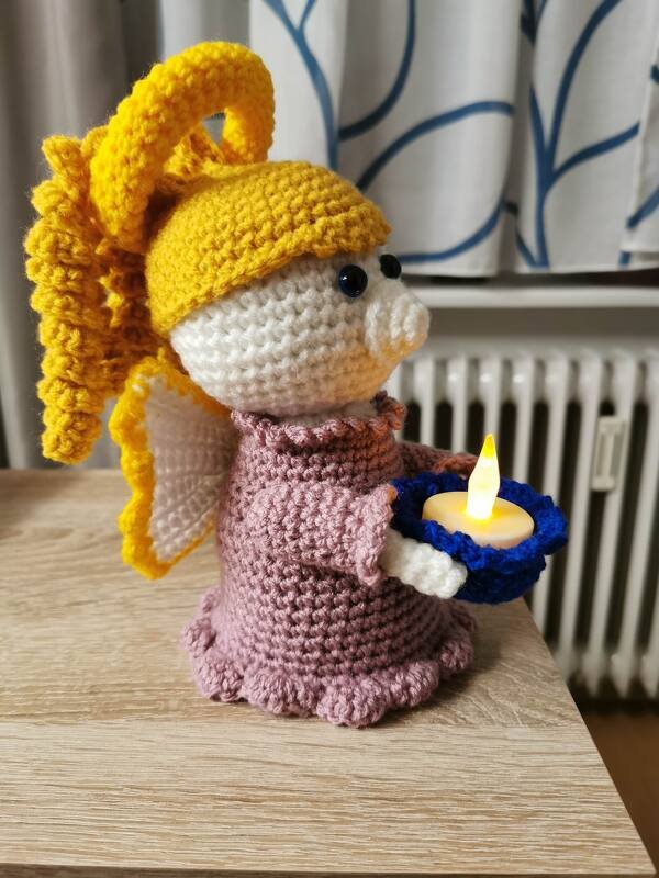 Pattern Tealight Candle Holder Angel “Karlie”