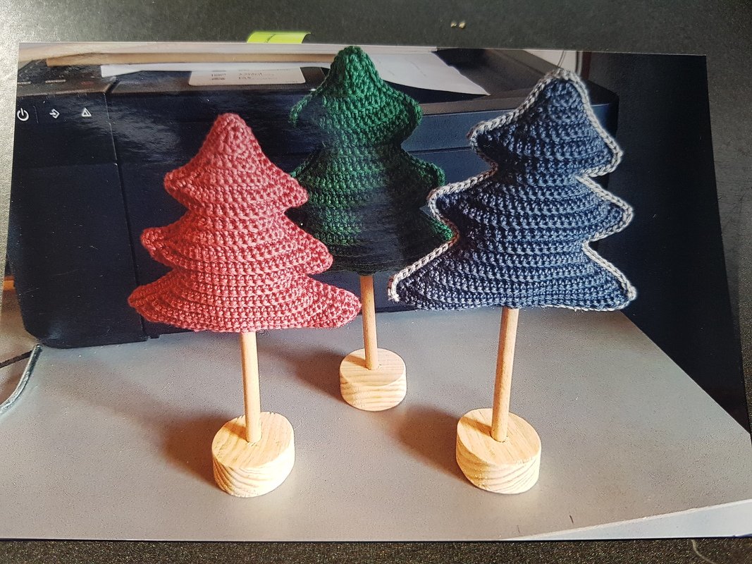 Häkelanleitung - Tannenbäumchen &#039;Shabby Chic&#039;