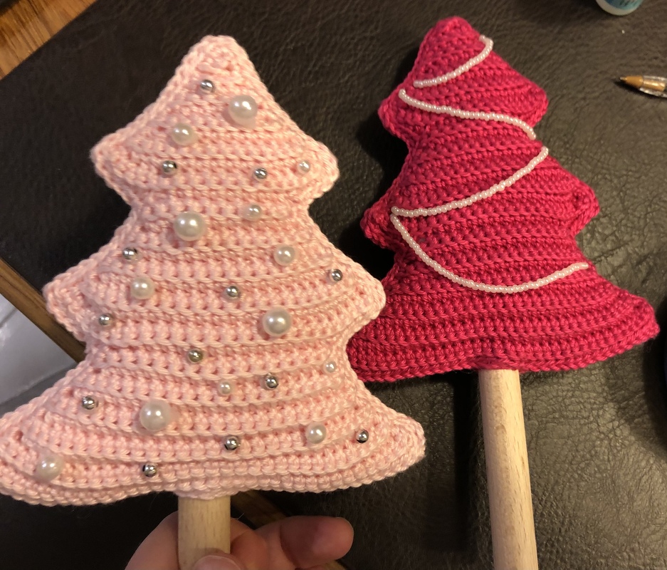 Häkelanleitung - Tannenbäumchen &#039;Shabby Chic&#039;