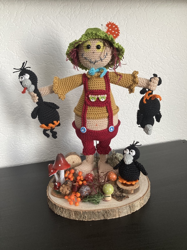 Häkelanleitung Clemens und die Rabenviecher