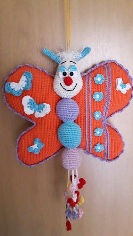 Smile with me butterfly - Crochet Pattern from Diana´s kleiner Häkelshop