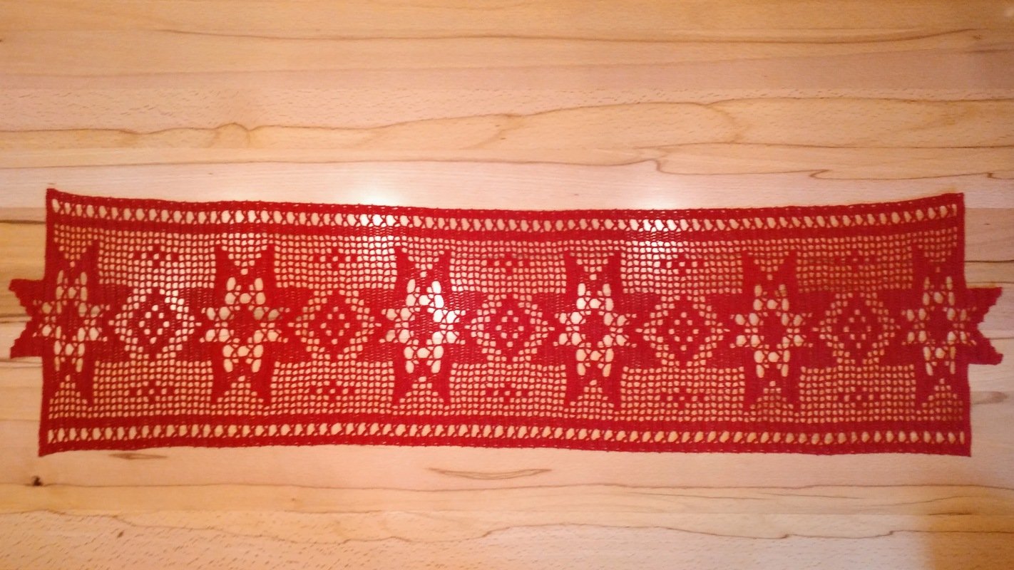 Winter / Weihnacht's Tischband / Läufer " Sternenhimmel "