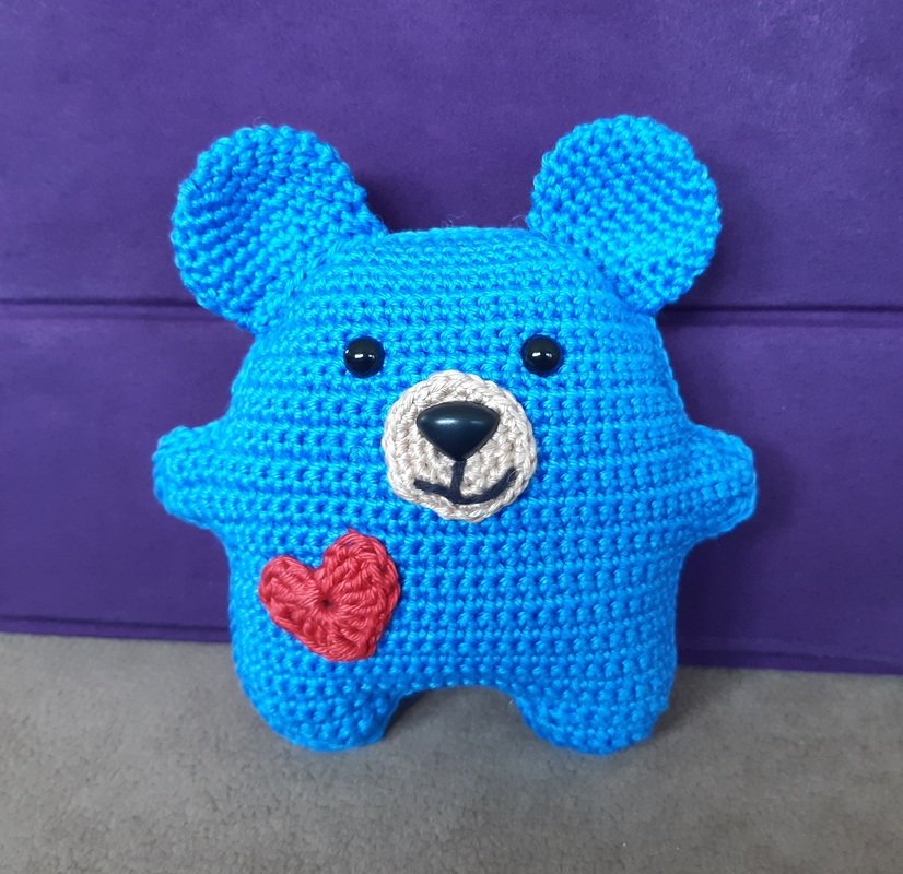 Häkelanleitung Bär Tiberio