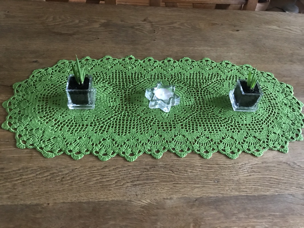 3 Deckchen "Gruß aus dem Garten"