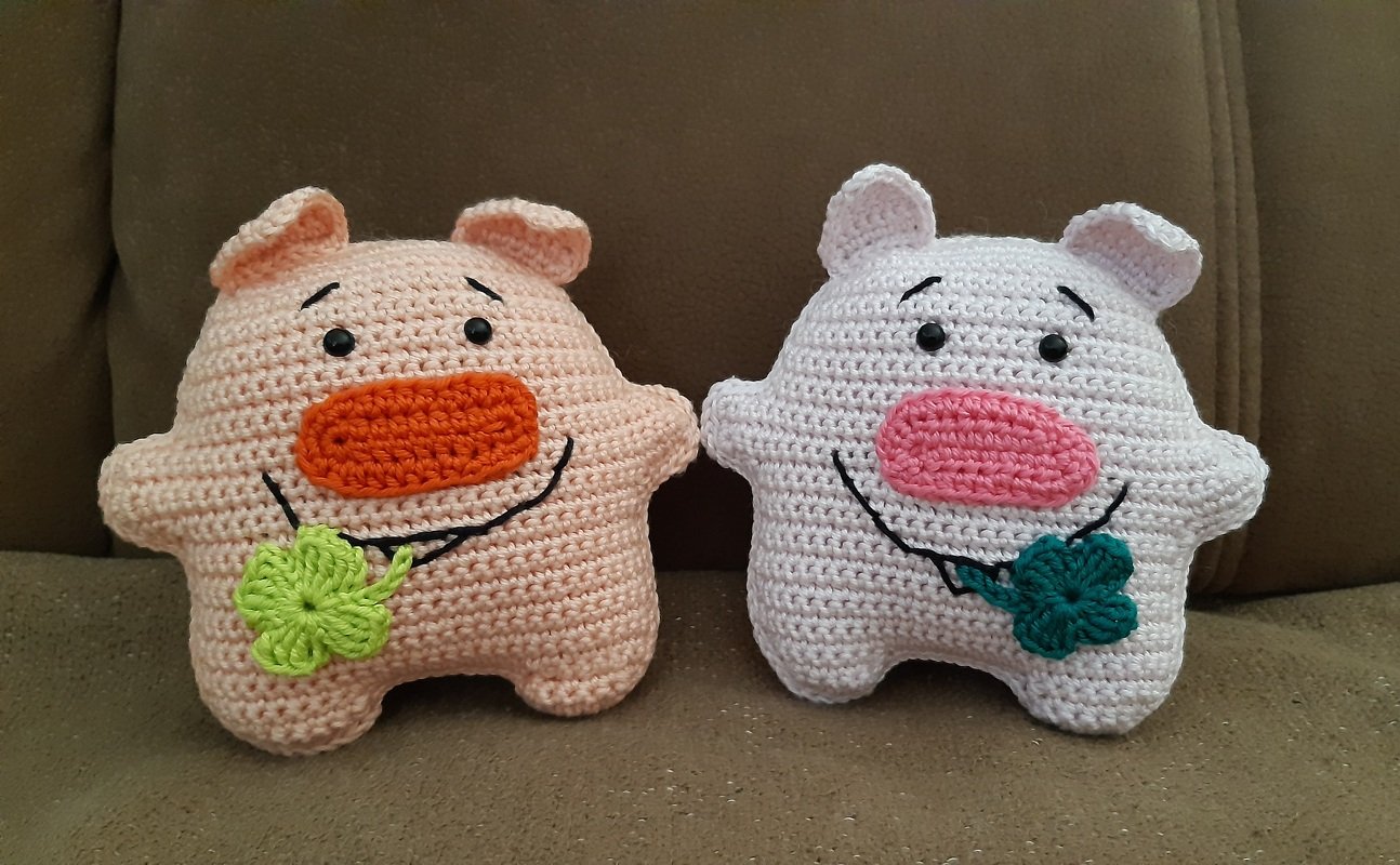 Häkelanleitung Schwein Rosina