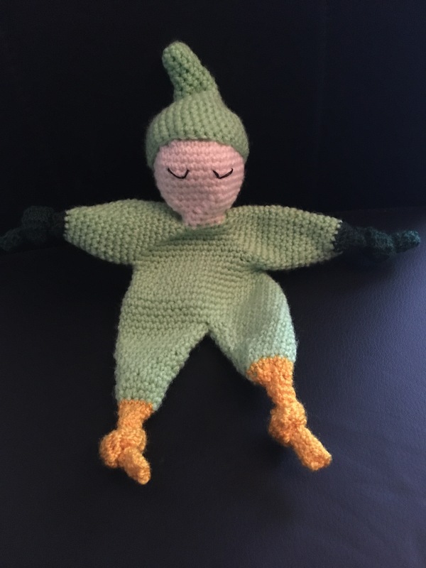 Häkelanleitung für Schmusepüppchen &#039;kleines Knuddelchen&#039;