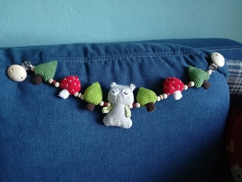 Die Arbeit an dieser Kinderwagenkette hat mir großen Spaß gemacht. Die Anleitungen ist sehr verständlich.