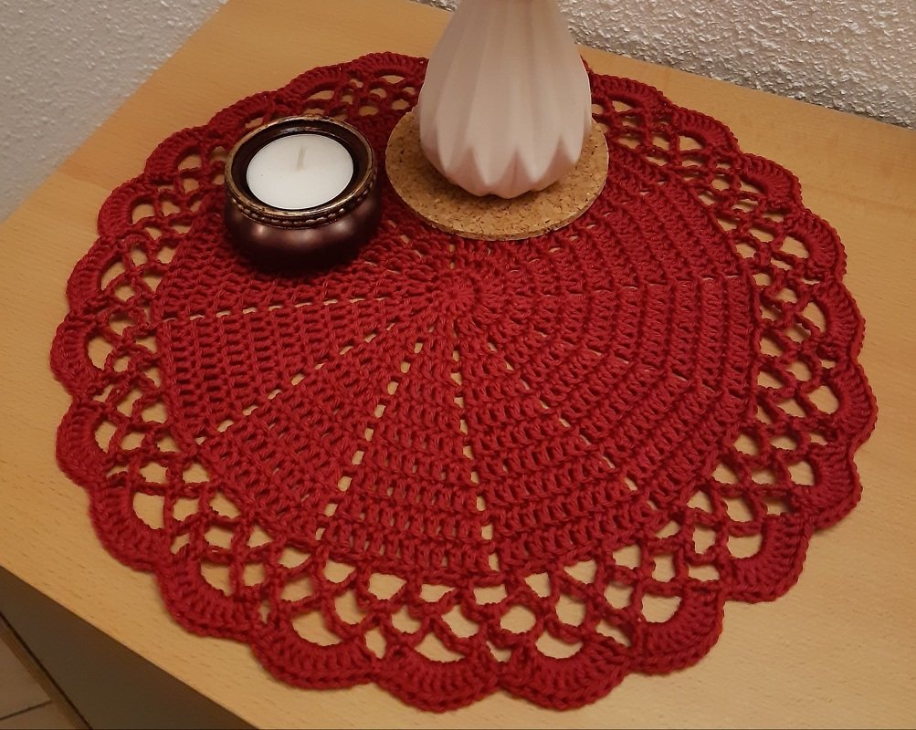 &quot;bunte Sonne&quot; Platzdeckchen häkeln PDF-Anleitung