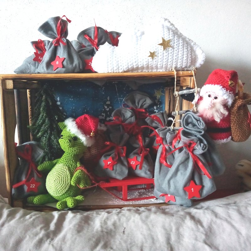 Vom Himmel hoch 5er Komplett Set Fensterdeko Winter Weihnachten