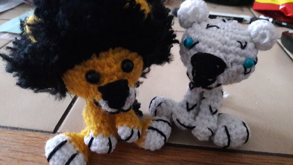 Häkelanleitung Haekelicious Löwe / Leopard / Tiger / schwarzer Panther