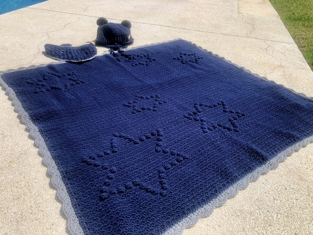 Babydecke &quot;Twinkle Little Star&quot; häkeln