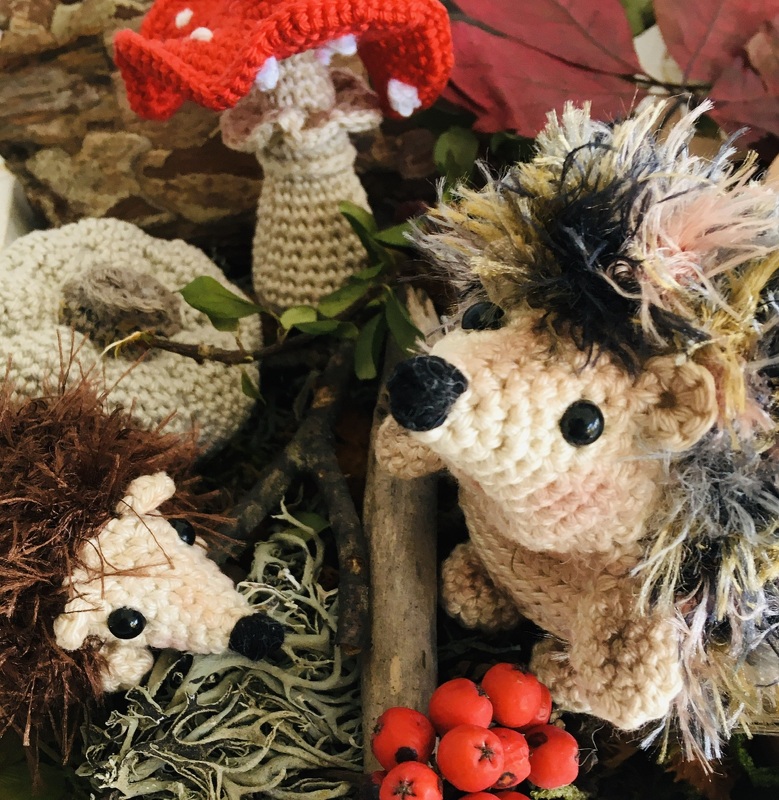 Igel Familie Häkelanleitung Amigurumi