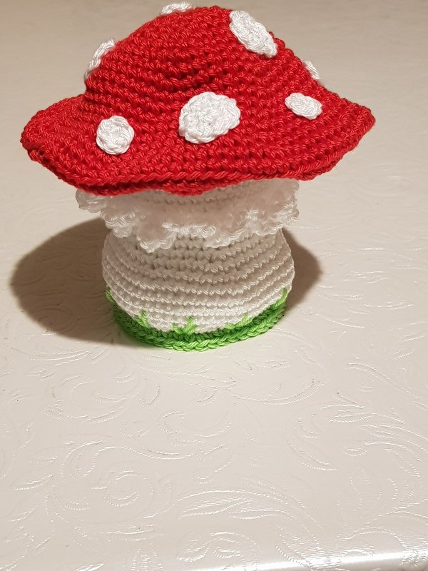 Mushroom - Egg Cozy, Decoration - Crochet Pattern
