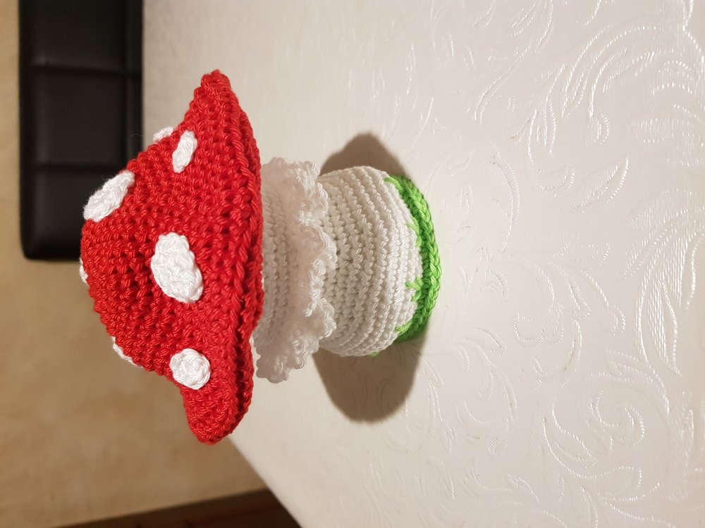 Mushroom - Egg Cozy, Decoration - Crochet Pattern