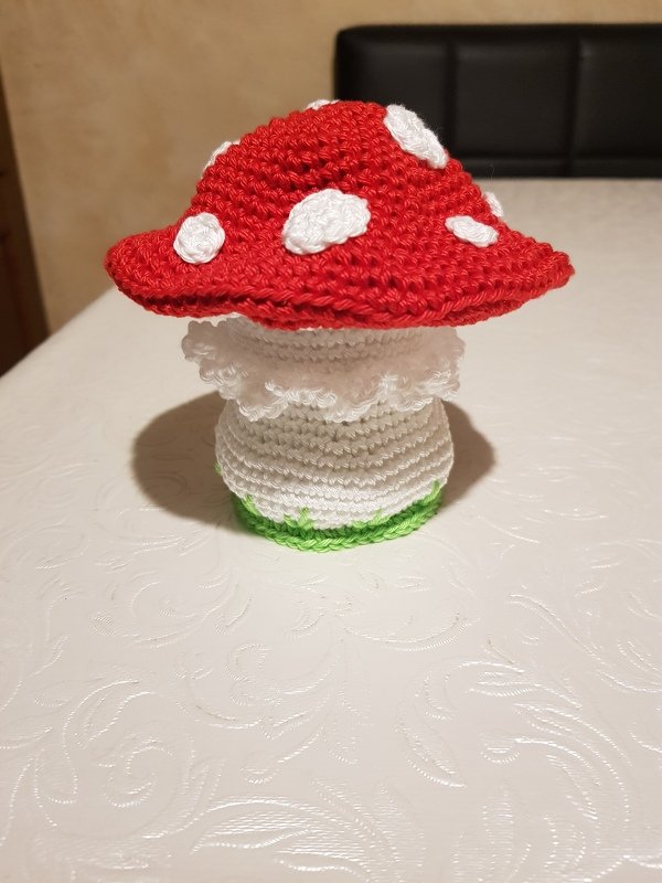 Mushroom - Egg Cozy, Decoration - Crochet Pattern