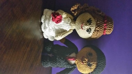 Häkelanleitung Brautpaar Braut Bräutigam SET Amigurumi 