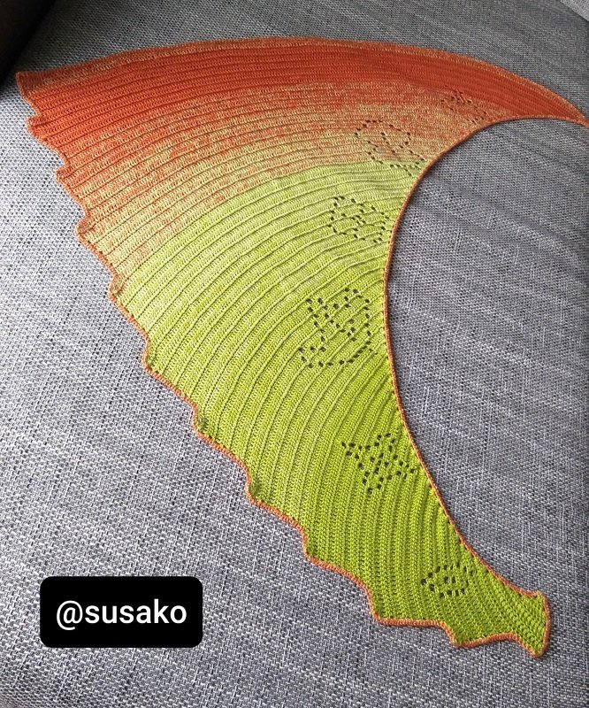 Häkelanleitung Drachenschwanz "Herbstdrache"