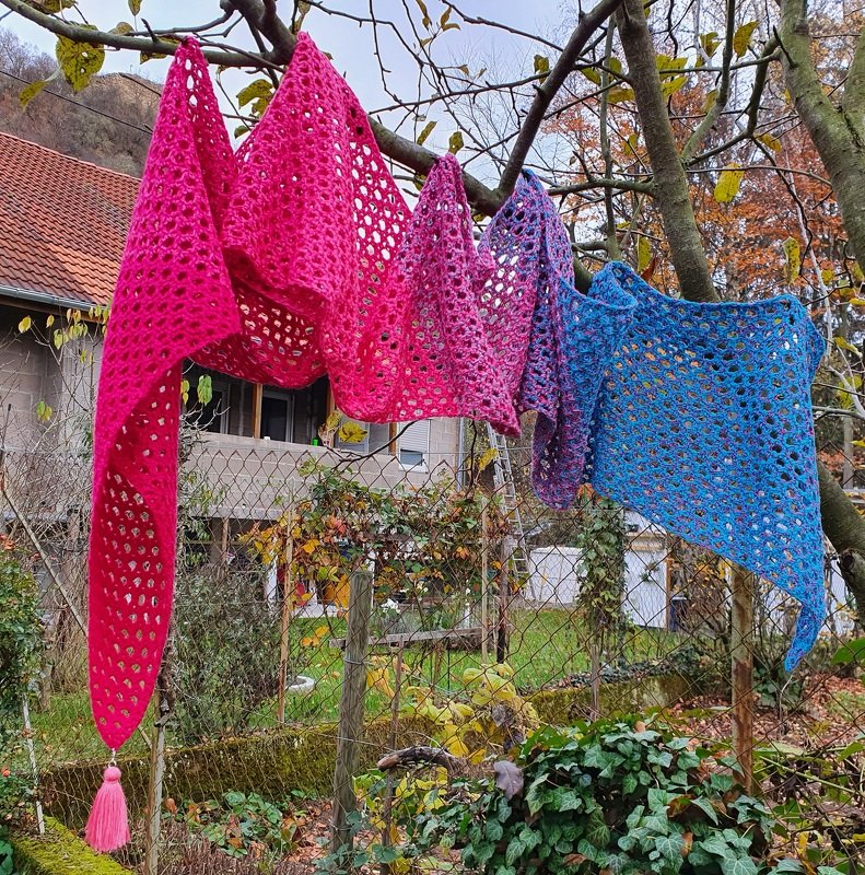 Chainy - Häkelanleitung für Schal und Drachenschwanz