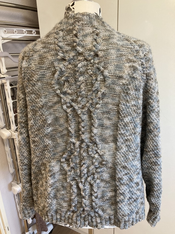 Anleitung RVO-Aran-Jacke mit keltischem Muster "nordische See" Größe S-XXXL