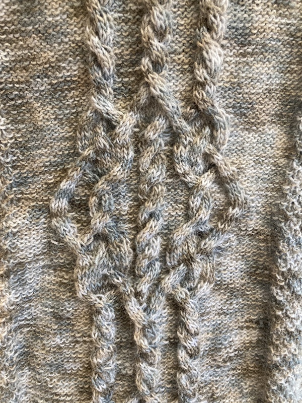 Anleitung RVO-Aran-Jacke mit keltischem Muster &quot;nordische See&quot; Größe S-XXXL