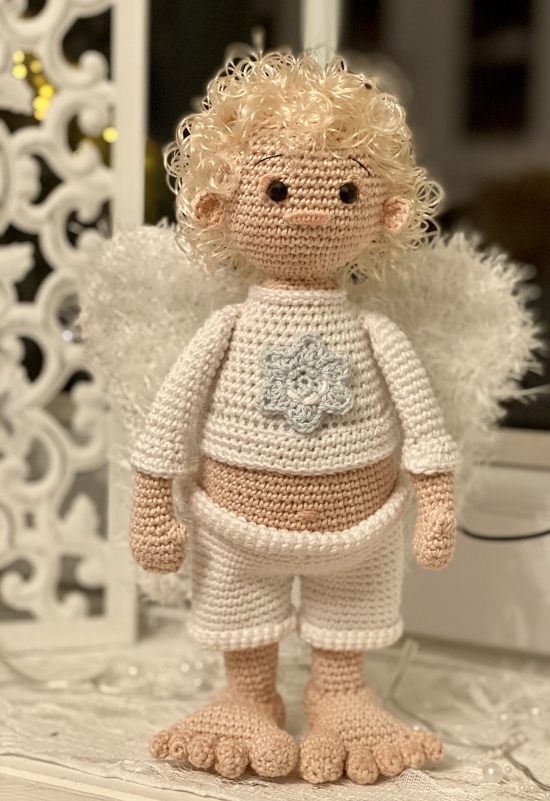 Häkelanleitung Louis der Engerl - Bub