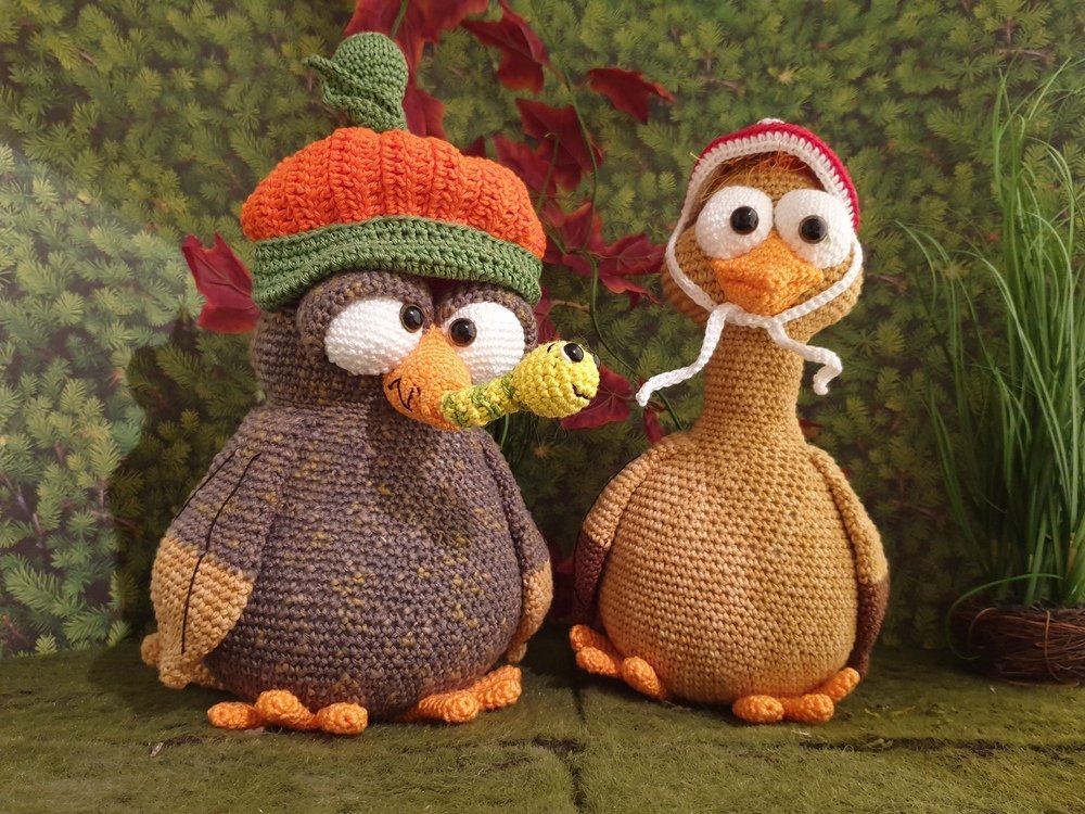 Crochet Pattern &quot;EDD und FRED&quot; The crazy Birds