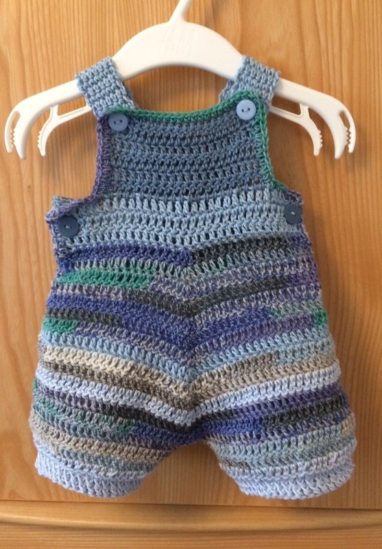 Crochet Baby Romper "Björn"