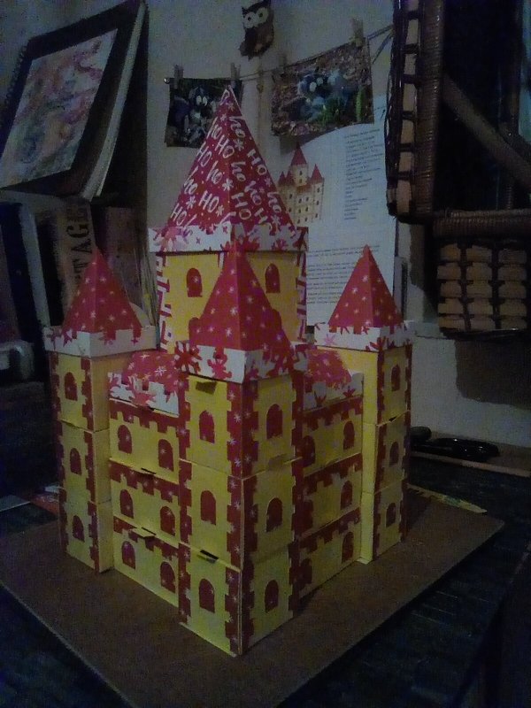 Adventskalender – Ritterburg – Bastelanleitung und Vorlagen