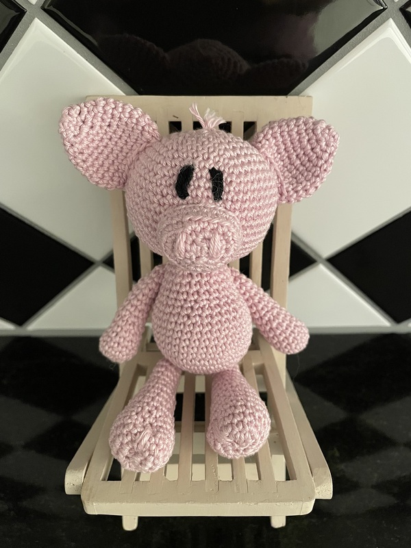 Häkelanleitung Schwein