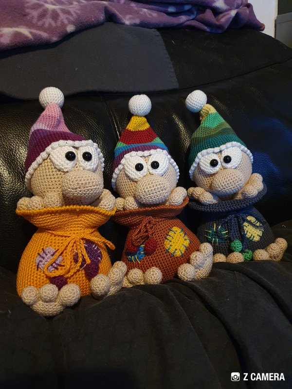 Sleepy in the bag - Crochet Pattern from Diana´s kleiner Häkelshop