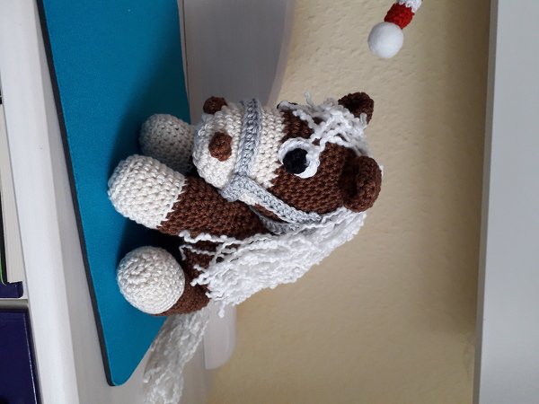 Häkelanleitung Amigurumi Kuscheltier Pferd "Samy"