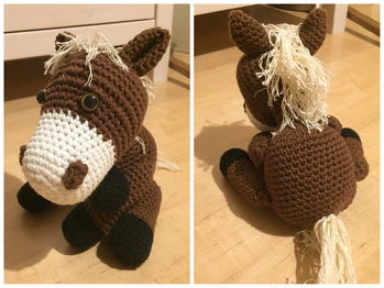 Das Pferd ist das heißersehnte Weihnachtsgeschenk für meine Pferdenärrische Große geworden! Ging sehr schnell :-)