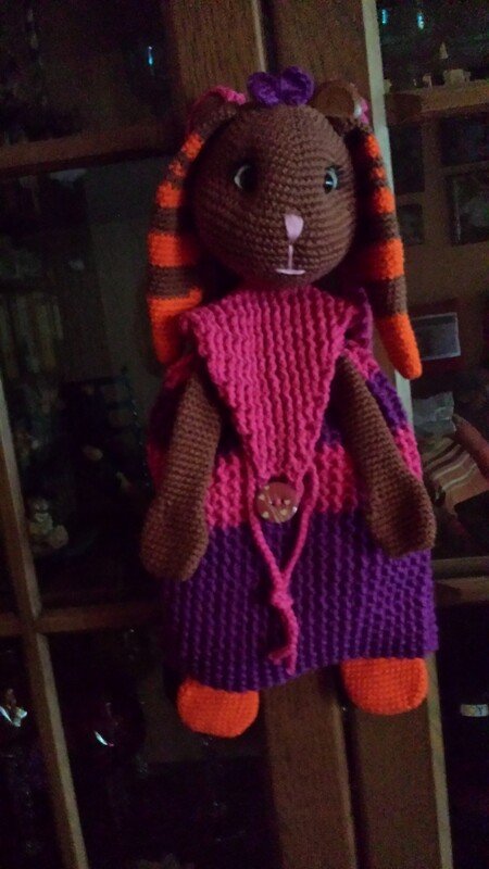 Häkelanleitung Rucksack Hase