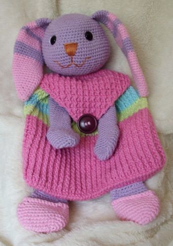 Häkelanleitung Rucksack Hase