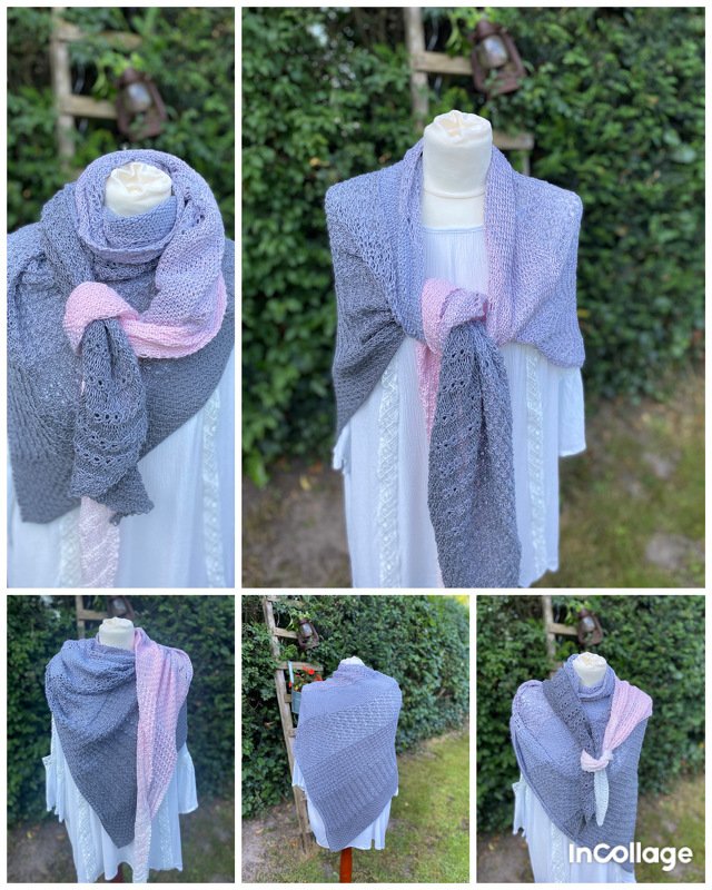 Mupfel ein Stricktuch im Mustermix