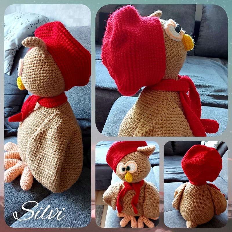 Häkelanleitung - Eusebia Eule