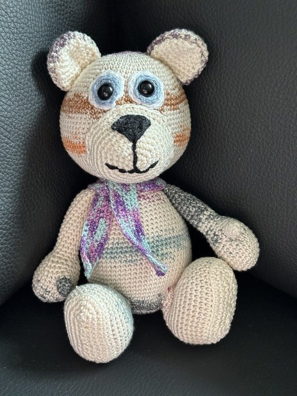 Süße Kuschelbären - Häkelanleitung