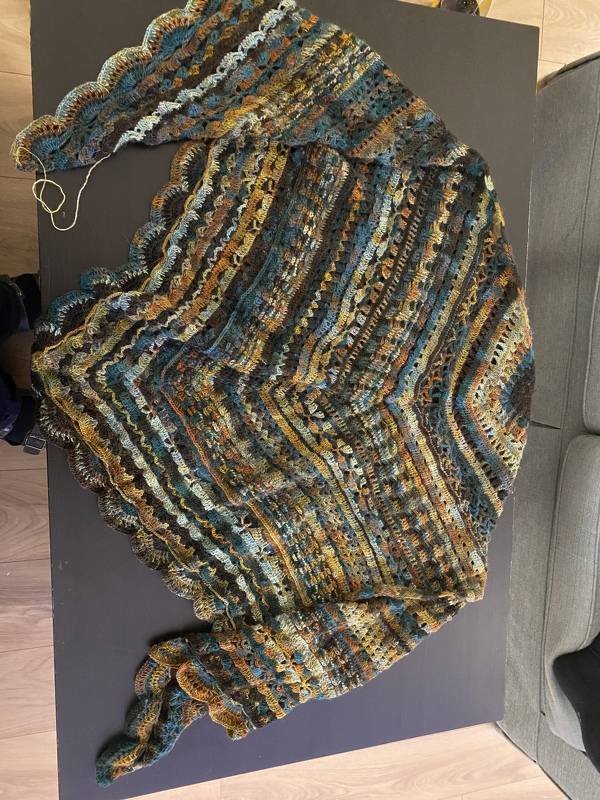 Crochet pattern Mystery shawl 2020