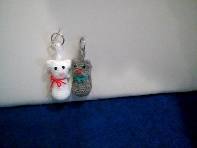 Häkelanleitung Schlüsselanhänger Katze