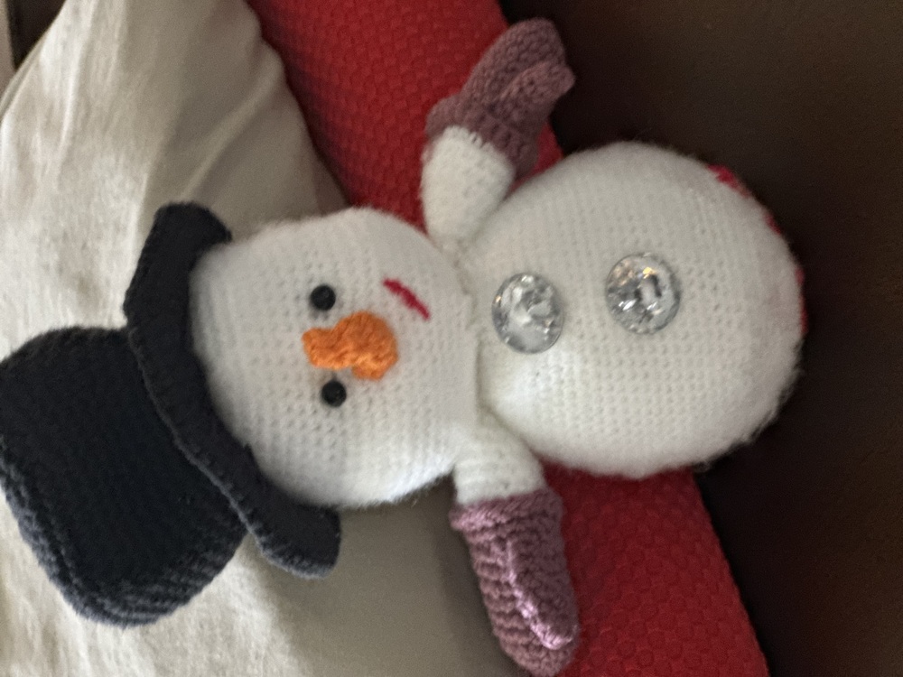 Snowman. Crochet pattern