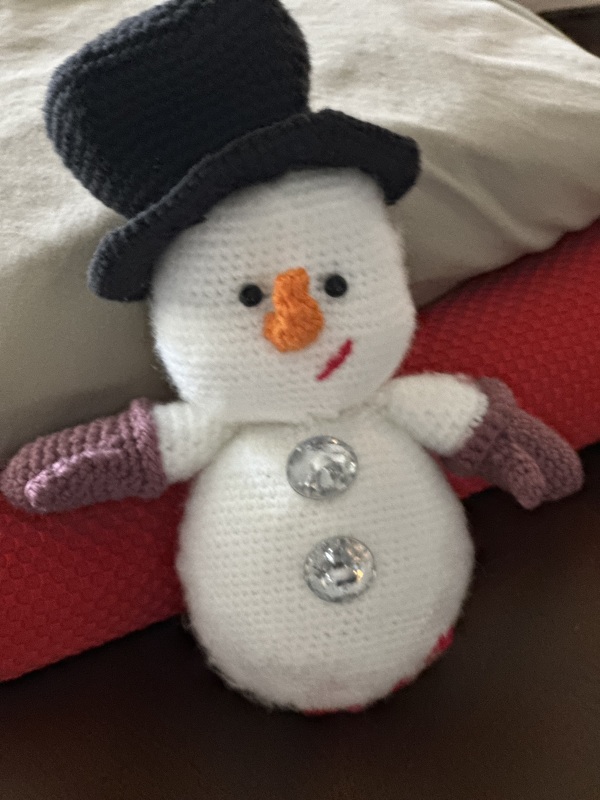 Schneemann. Häkelanleitung. Kreative Winterdeko