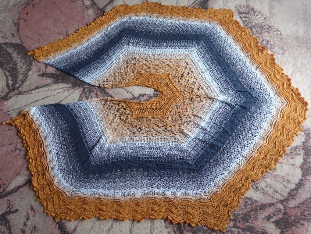 Häkelanleitung Tuch Sturmbraut - 1 Tuch 5 Designer/innen