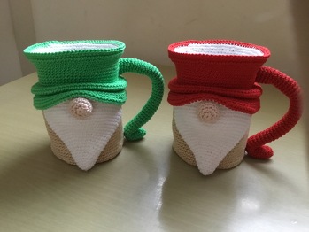 Hat richtig viel Spaß gemacht die Wichteltassen nachzuhäkeln und super gut erklärt in der Anleitung!