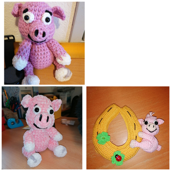 Tolle Anleitung, habe gleich noch 2 extra Schweinchen gemacht, weil die so süß sind.