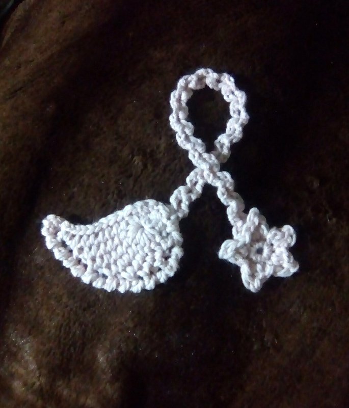 Bookmark / Gift Ribbon / Keychain &quot;Wing with Star&quot; - Crochet Pattern