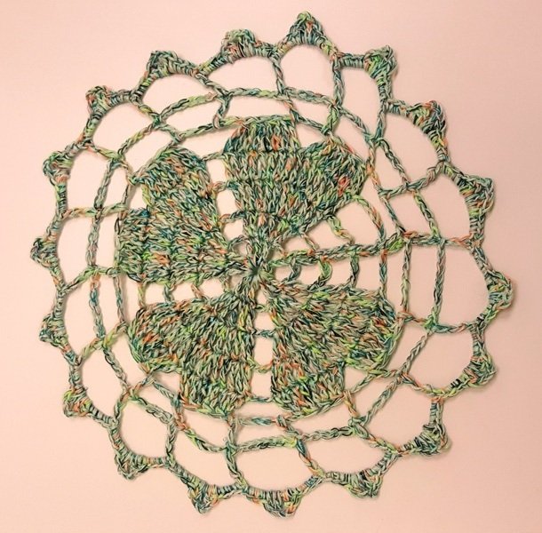 Pattern "Oxalis" Lucky Clover Doily