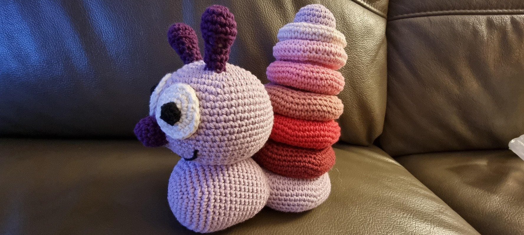 Schnecke Stapelspielzeug „Schnecki“ - Häkelanleitung von Häkelini