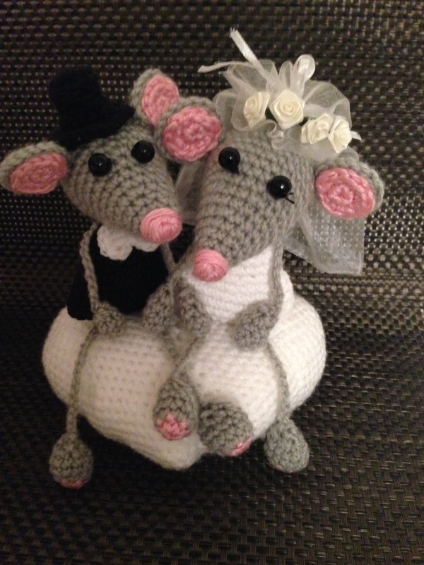 Taschenbaumler Set Katz' und Maus 3in1 - H&auml;kelanleitung