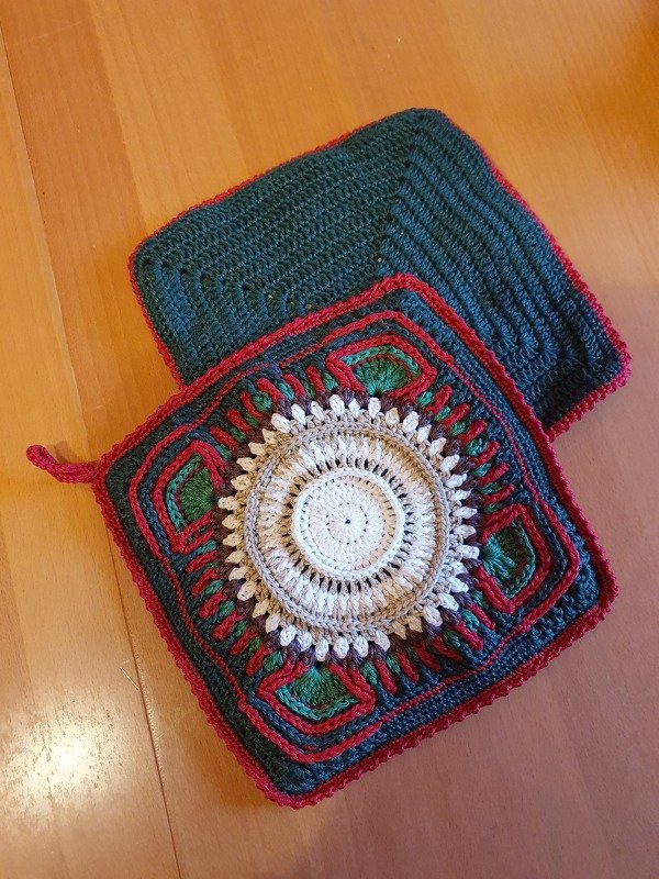 Grannymuster  "Großer Kreisel"